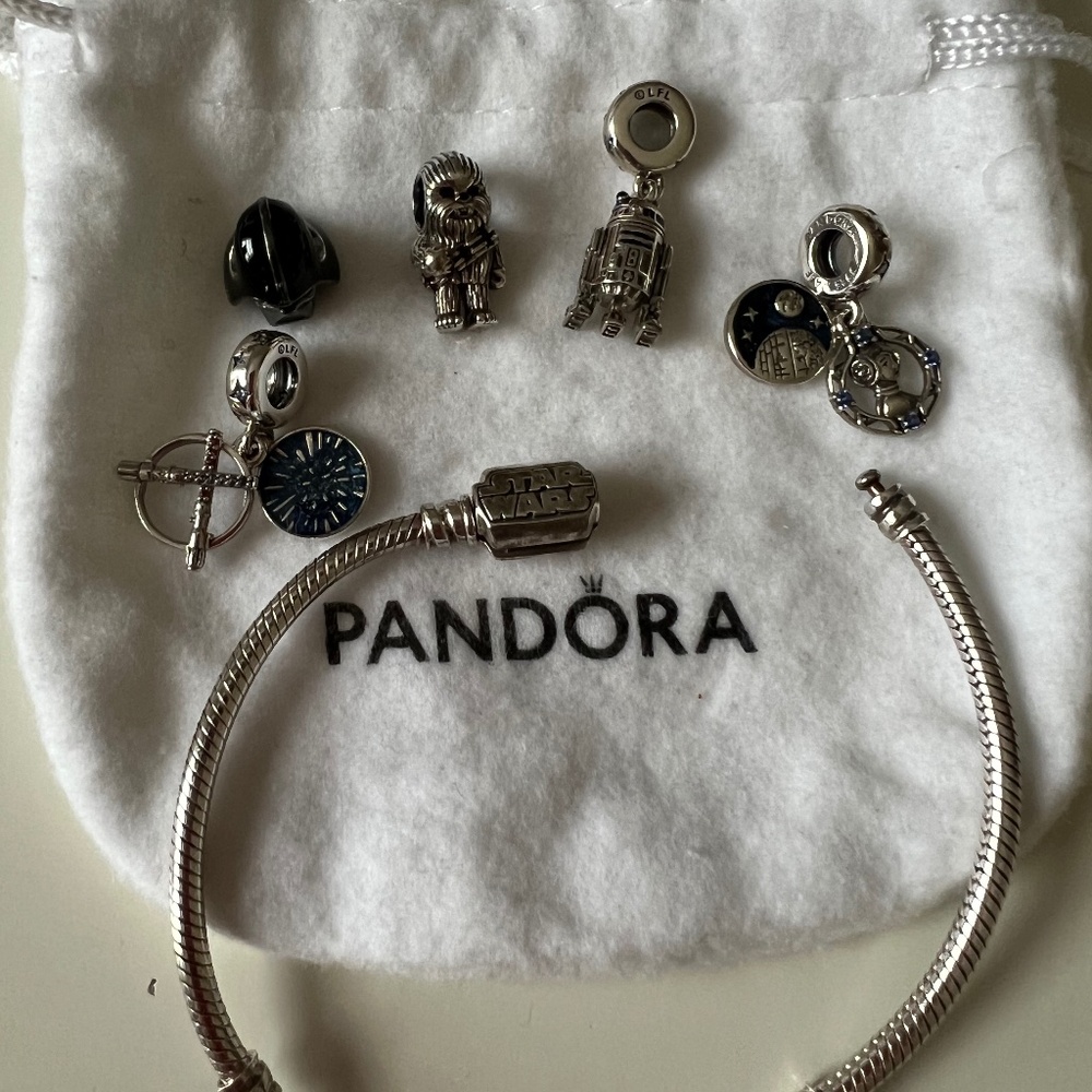 Pandora Bracelet and charms STARWARS